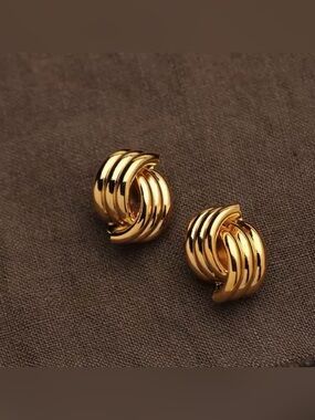 Target Gold Twisted Knot Stud Earrings - Women's Jewelry